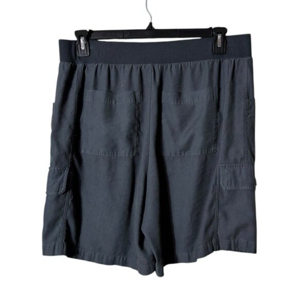 Soft Sorroundings Womens Bermuda Shorts Large Bohemian Beach Lightweight Grey - Picture 2 of 6